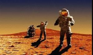 Journey to Mars Abstrakt for historien Journey to the Planet Mars