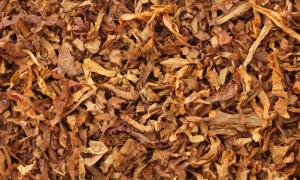 Haupttabaksorten, die in Tabakerzeugnissen verwendet werden. Name der Tabakmischung und der Tabakerzeugnisse